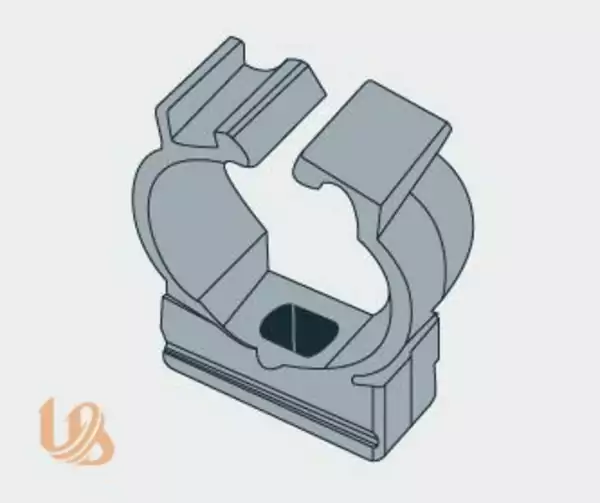 Держатель с защелкой 25 мм для труб 51025