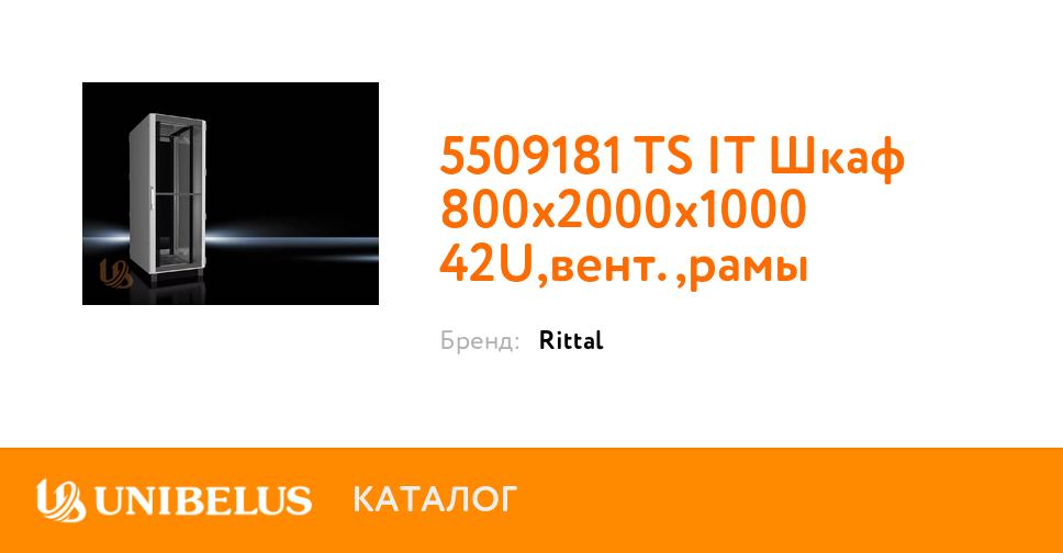 Rittal шкаф ts it 800x2000x1000 42u