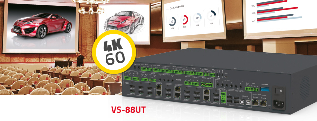 Компания Kramer представила новый матричный коммутатор VS-88UT с расширенными возможностями